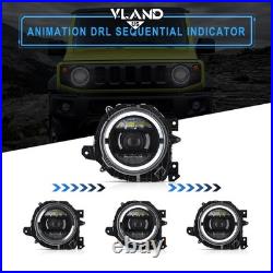 VLAND LED Projector Headlights For 2019-2024 Suzuki Jimny WithSequential Turn