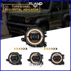 VLAND LED Projector Headlights For 2019-2024 Suzuki Jimny WithSequential Turn