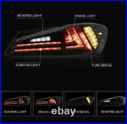 VLAND RED LED Tail Lights for 2006-2013 Lexus IS 250 IS350 Sedan & 08-14 ISF