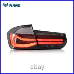 Vland Tail Lights For 2013-2018 BMW 3 Series F30 F35 F80 Led Smoke Rear Lamp L+R