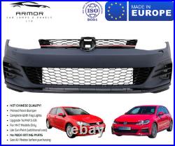 Vw Golf MK7 To MK7.5 GTI Style Front Bumper Upgrade Conversion Kit Primed New