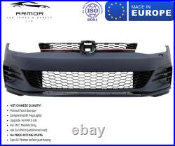 Vw Golf MK7 To MK7.5 GTI Style Front Bumper Upgrade Conversion Kit Primed New