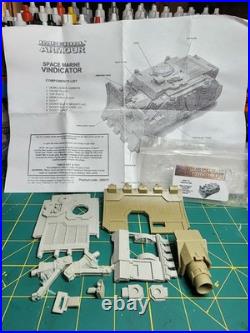 Warhammer 40k Forge World Space Marine Vindicator Conversion Kit OOP