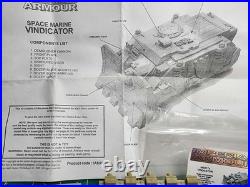 Warhammer 40k Forge World Space Marine Vindicator Conversion Kit OOP