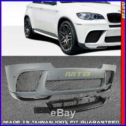 X6-M Conversion Front Bumper with Performance Splitter For BMW X6 E71 2008-2014