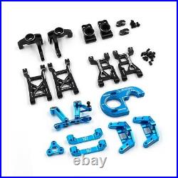 YR Alloy Essential Conversion Kit Blue & Black for Tamiya XV02 110 RC car