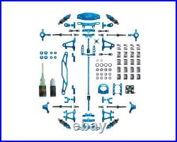 Yea-ck-tt02bu Tamiya Tt-02 Aluminum Upgrade Kit (blue) Yea-ck-tt02bu Tamiya Tt-02 Aluminum Upgrade Kit (blue)