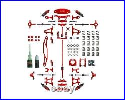 Yeah Racing Tamiya TT-02 Aluminum Upgrade Kit (Red) YEA-CK-TT02RD